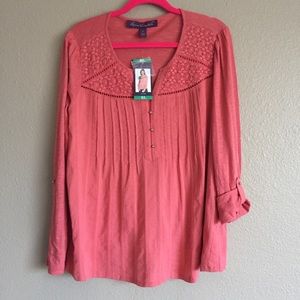 Gloria Vanderbilt XL top NWT